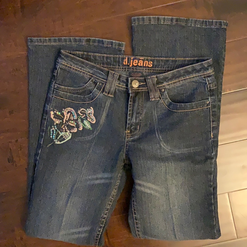 D Jeans Embroidered